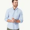 Gazman Tailored Casual Oxford Long Sleeve Shirt - Blue 2 Gazman Tailored Casual Oxford Long Sleeve Shirt - Blue -Cheap Gazman Store 1 42727