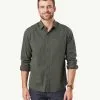 Gazman Authentic Twill Long Sleeve Shirt - Forest
