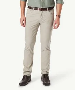 Gazman Modern Stretch 5 Pocket Pants - Limestone