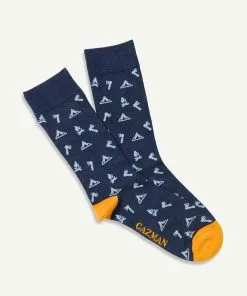 Gazman Non Tight Wilderness Sock - Denim