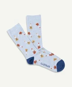 Gazman Non Tight Twang Sock - Sky Blue