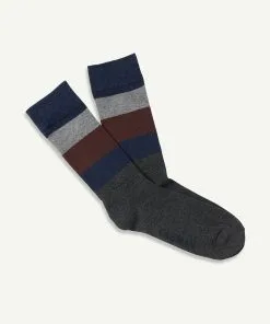Gazman Non Tight Cushion Block Sock - Grey Melange