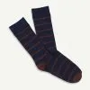 Gazman Non Tight Cushion Stripe Sock - Chocolate -Cheap Gazman Store 1 43328