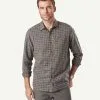 Gazman Brushed Twill Long Sleeve Shirt - Grey Melange 2 Gazman Brushed Twill Long Sleeve Shirt - Grey Melange -Cheap Gazman Store 1 44505