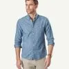 Gazman Tailored Casual Chambray Long Sleeve Shirt - Chambray -Cheap Gazman Store 1 44580