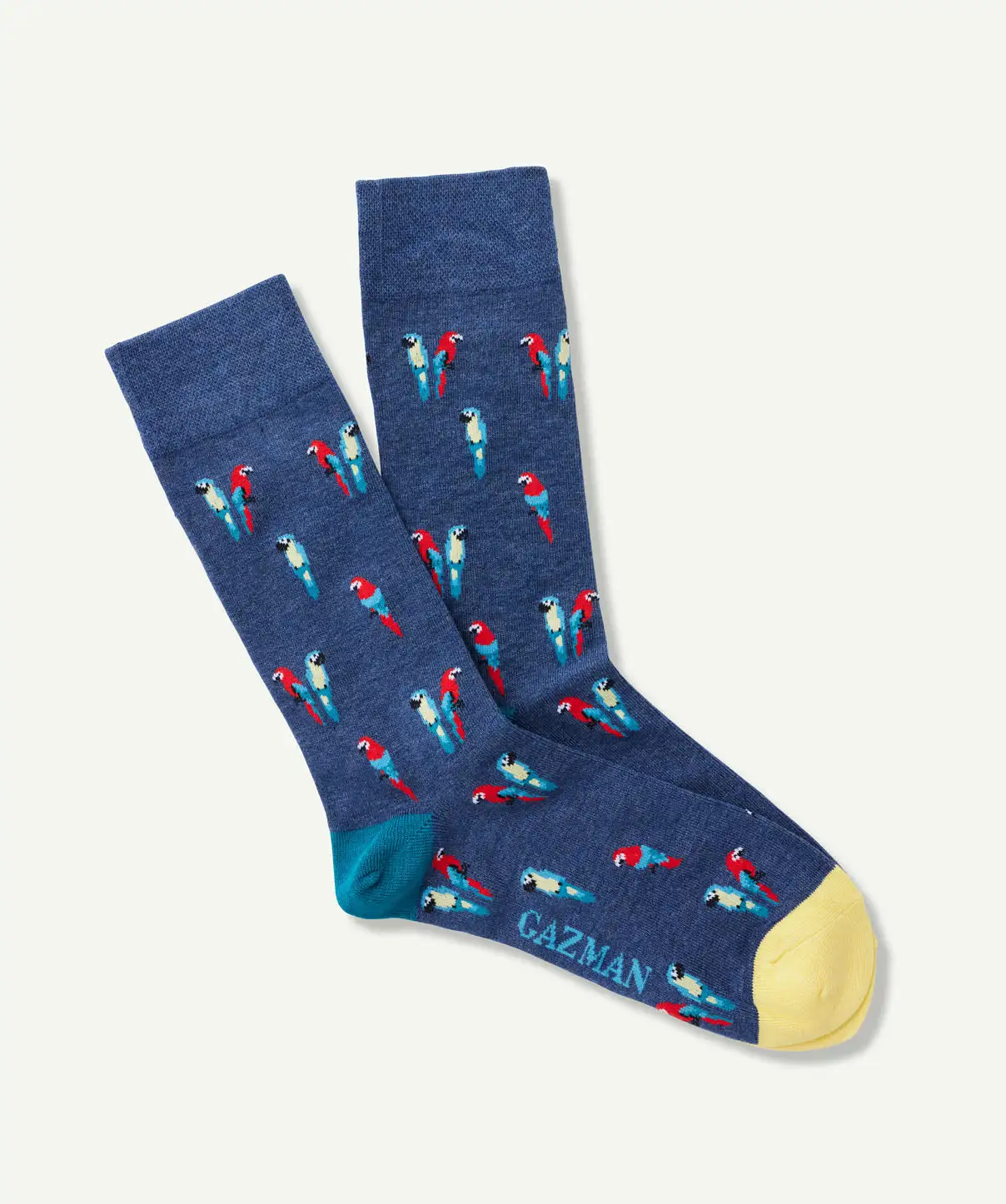 Gazman Non Tight Parrot Sock - Denim 3 Gazman Non Tight Parrot Sock - Denim