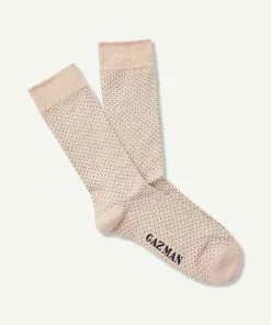 Gazman Non Tight Cushion Dot Socks - Sand