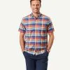 Gazman Casual Multi Check Short Sleeve Shirt - Multi Check -Cheap Gazman Store 1 46415