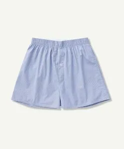 Gazman Geo Print Boxers - Blue