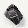 Gazman Stitch Leather Belt - Dark Chocolate -Cheap Gazman Store 1 46813