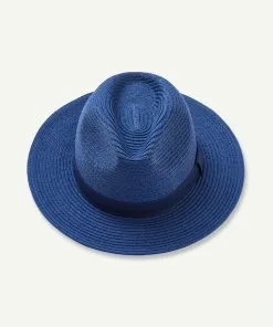 Gazman Paper Braid Safari Hat - Denim