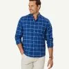 Gazman Casual Madras Check Long Sleeve Shirt - Navy 2 Gazman Casual Madras Check Long Sleeve Shirt - Navy -Cheap Gazman Store 1 46858