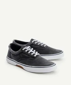Gazman Sperry Halyard Saltwashed Shoe - Black