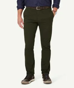 Gazman Modern Chino Pants - Forest