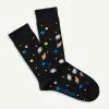 Gazman Non Tight Galaxy Sock - Black 1 Gazman Non Tight Galaxy Sock - Black -Cheap Gazman Store 1 48685