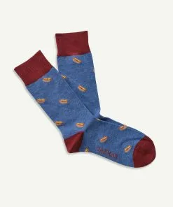 Gazman Non Tight Hotdog Sock - Denim