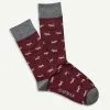 Gazman Non Tight Beagle Sock - Merlot -Cheap Gazman Store 1 48721