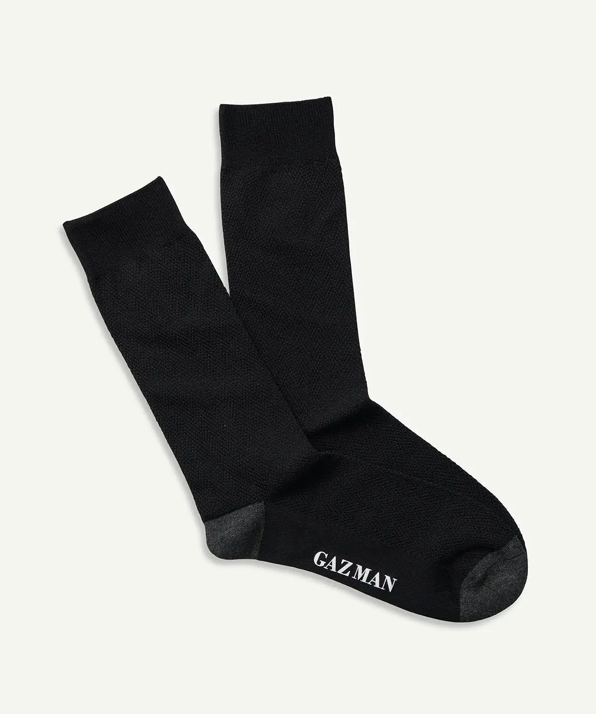 Gazman Textured Sock - Black 3 Gazman Textured Sock - Black