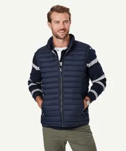 Gazman Lightweight Puffer Vest - Navy