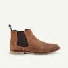 Gazman Suede Leather Chelsea Boot - Whiskey -Cheap Gazman Store 1 49310