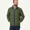 Gazman Lightweight Puffer Jacket - Dark Olive