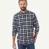 Gazman Brushed Twill Box Check Long Sleeve Shirt - Grey Melange 1 Gazman Brushed Twill Box Check Long Sleeve Shirt - Grey Melange -Cheap Gazman Store 1 50005
