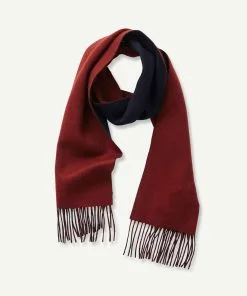 Gazman Double Wool Face Scarf - Brick