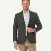 Gazman Wool Blend Herringbone Sports Jacket - Forest -Cheap Gazman Store 1 50044