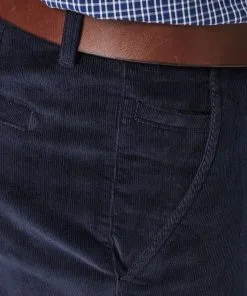 Gazman Stretch Fine Cord Pants - Navy -Cheap Gazman Store 10 44815