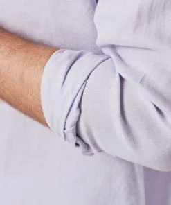 Gazman Linen Plain Long Sleeve Shirt - Lilac -Cheap Gazman Store 10 8efd2458 9866 4617 a7ef 61cf68991ea8