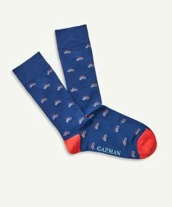 Gazman Non Tight Bike Sock - Navy