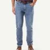 Gazman Authentic Hi Flex Modern Fit Jeans - Authentic Mid Wash