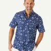 Gazman Hibiscus Print Short Sleeve Shirt - Navy -Cheap Gazman Store 1 0d74bd00 a4a9 49e5 8169 bc36b25e84fa