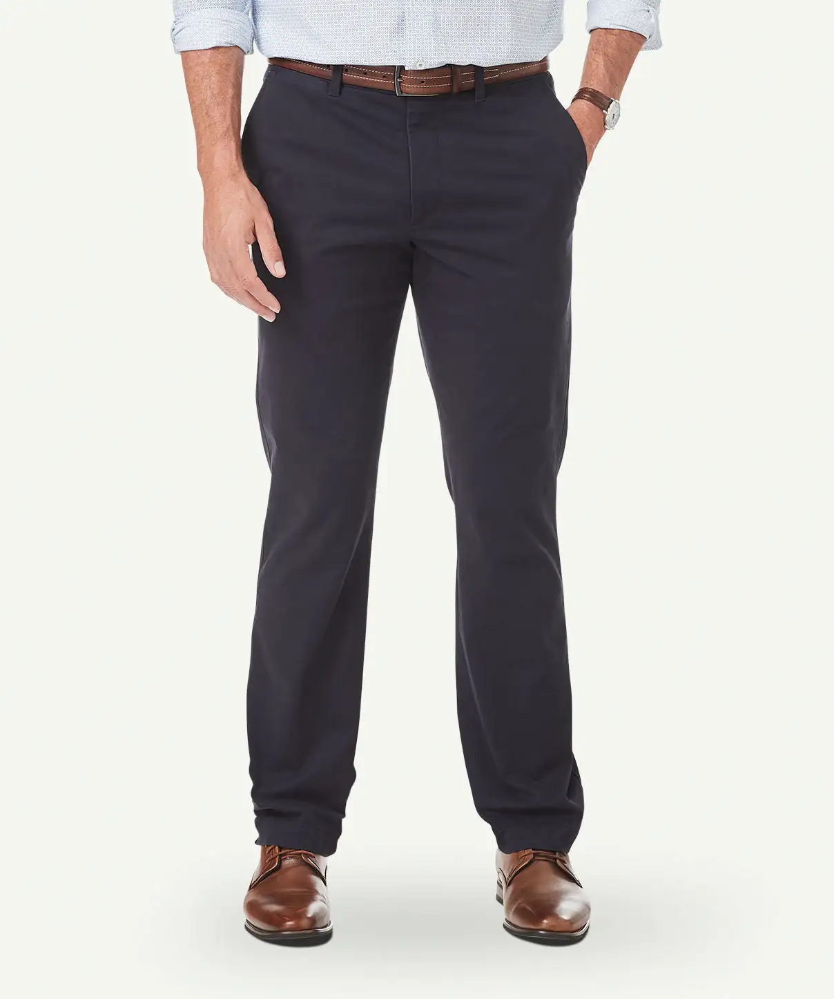 Gazman Comfort Chino Pants - Navy 3 Gazman Comfort Chino Pants - Navy