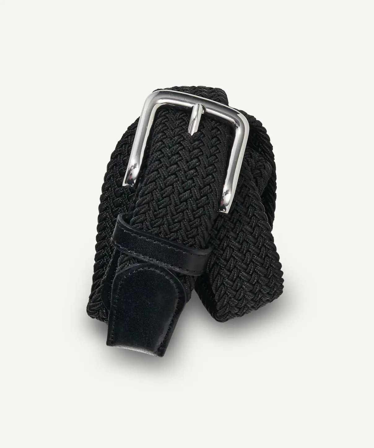 Gazman Plait Stretch Belt - Black 3 Gazman Plait Stretch Belt - Black