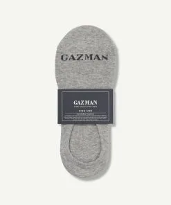 Gazman Invisible Ankle Sock - Grey Marle