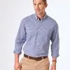Gazman Casual Stretch Gingham Shirt - Navy -Cheap Gazman Store 1 2b760033 55ff 4c13 8efa c091e58522c2