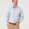 Gazman Easy Care Herringbone Stripe Shirt - Blue -Cheap Gazman Store 1 2bb34148 0208 4e9b 8088 7ba36e3761bc