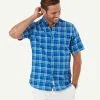 Gazman Easy Care Oxford Check Short Sleeve Shirt - Cobalt 1 Gazman Easy Care Oxford Check Short Sleeve Shirt - Cobalt -Cheap Gazman Store 1 3eb0c8f5 ebfb 465e b051 f24a9f6596c5