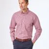 Gazman Easy Care Stretch Gingham Shirt - Claret Red 2 Gazman Easy Care Stretch Gingham Shirt - Claret Red -Cheap Gazman Store 1 3f4c5412 ce8b 4fe0 9d06 8ed3fac38f80