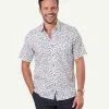 Gazman Fish Print Short Sleeve Shirt - White 2 Gazman Fish Print Short Sleeve Shirt - White -Cheap Gazman Store 1 56b7941c 206e 4b4c 8852 1f425d052bd1