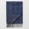 Gazman Wool Check Scarf - Denim -Cheap Gazman Store 1 5cbd3424 7d23 47db b389 76695b013d2e