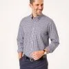 Gazman Easy Care Stretch Gingham Shirt - Navy 2 Gazman Easy Care Stretch Gingham Shirt - Navy -Cheap Gazman Store 1 660ff375 cf7d 419f 8bcc 15e930929a94