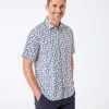 Gazman Casual Floral Print Short Sleeve Shirt - Navy -Cheap Gazman Store 1 801c044e 5b7d 44ae a6f8 fcfda85b73dd