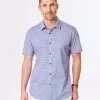 Gazman Tailored Fit Floral Print Short Sleeve Shirt - Navy -Cheap Gazman Store 1 901ff600 b400 4e06 b694 7df1359de60d
