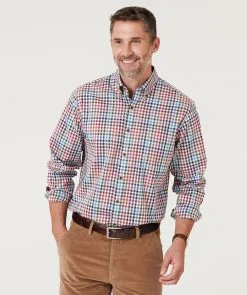 Gazman Easy Care Multi Check Shirt - Multi Check
