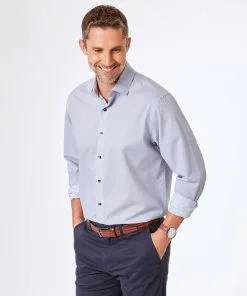 Gazman Geometric Print Shirt - White