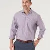 Gazman Easy Care Oxford Stripe Shirt - Mauve -Cheap Gazman Store 1 9c318d67 9d70 4b2c 8761 36428ea8130c