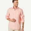 Gazman Linen Plain Long Sleeve Shirt - Guava 2 Gazman Linen Plain Long Sleeve Shirt - Guava -Cheap Gazman Store 1 b28e28a0 8f14 4f72 9b28 8b675cf52552