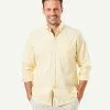 Gazman Casual Oxford Long Sleeve Shirt - Yellow -Cheap Gazman Store 1 b52e6dd8 7e74 40e2 ba43 28ca9c4b9199